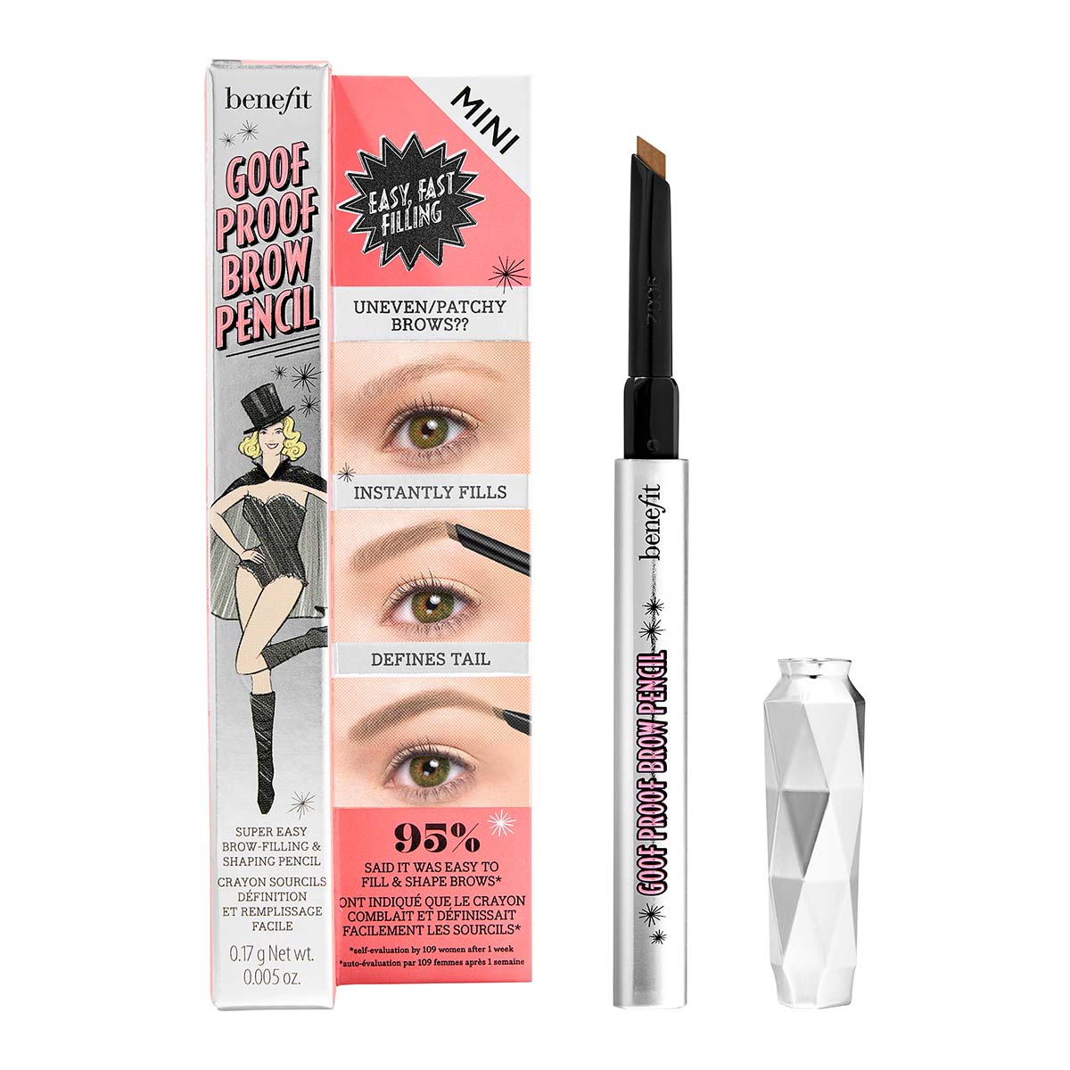 GOOF PROOF BROW PENCIL EASY SHAPE & FILL MINI